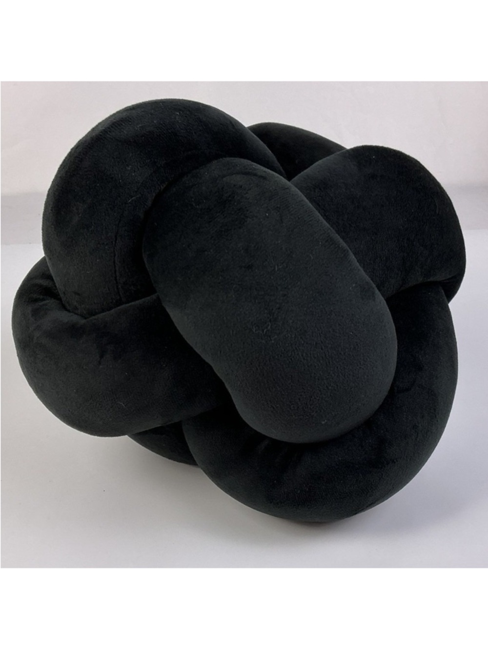 New Target Black knotted accent pillow